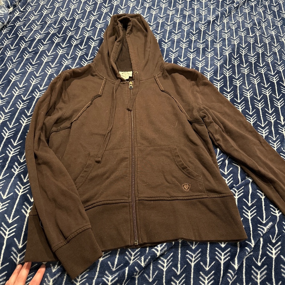 Kids Ariat zip up hoodie